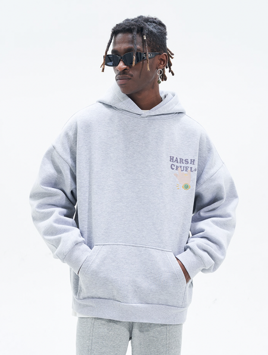 Harsh and Cruel Colorful Dreadlocks Cartoon Hoodie