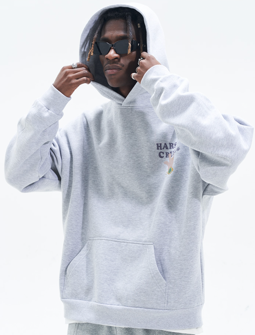 Harsh and Cruel Colorful Dreadlocks Cartoon Hoodie