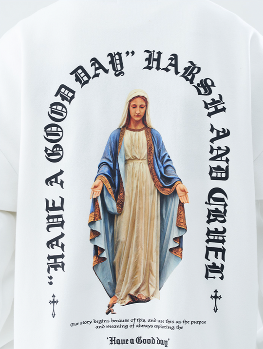 Harsh and Cruel Gothic Mary Hoodie