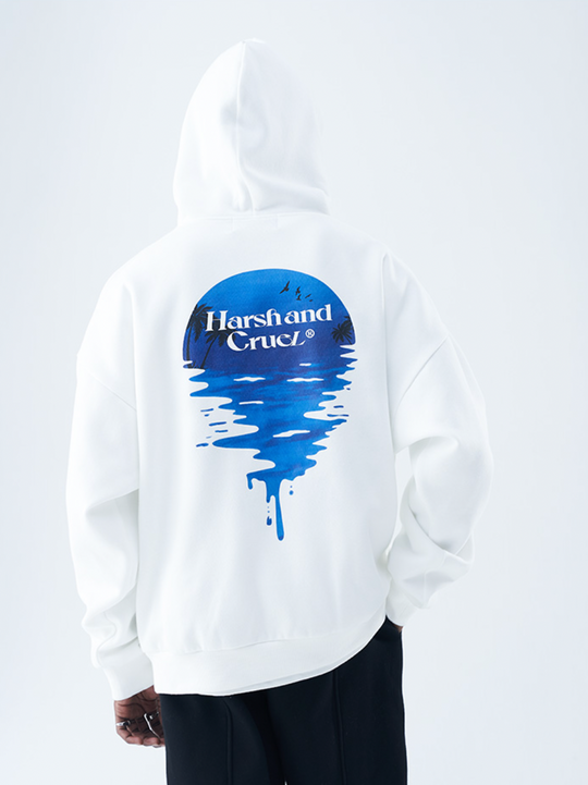 Harsh and Cruel Sunset Beach Hoodie