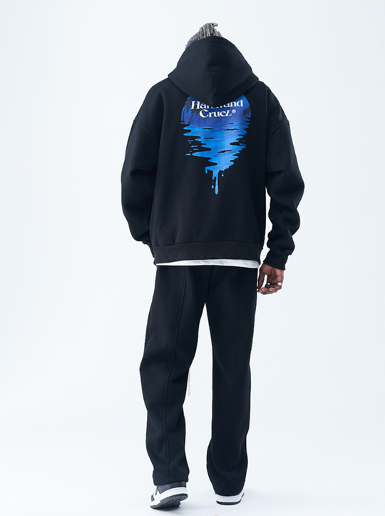 Harsh and Cruel Sunset Beach Hoodie