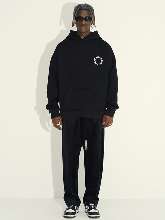 Harsh and Cruel 3D Circle Word Hoodie