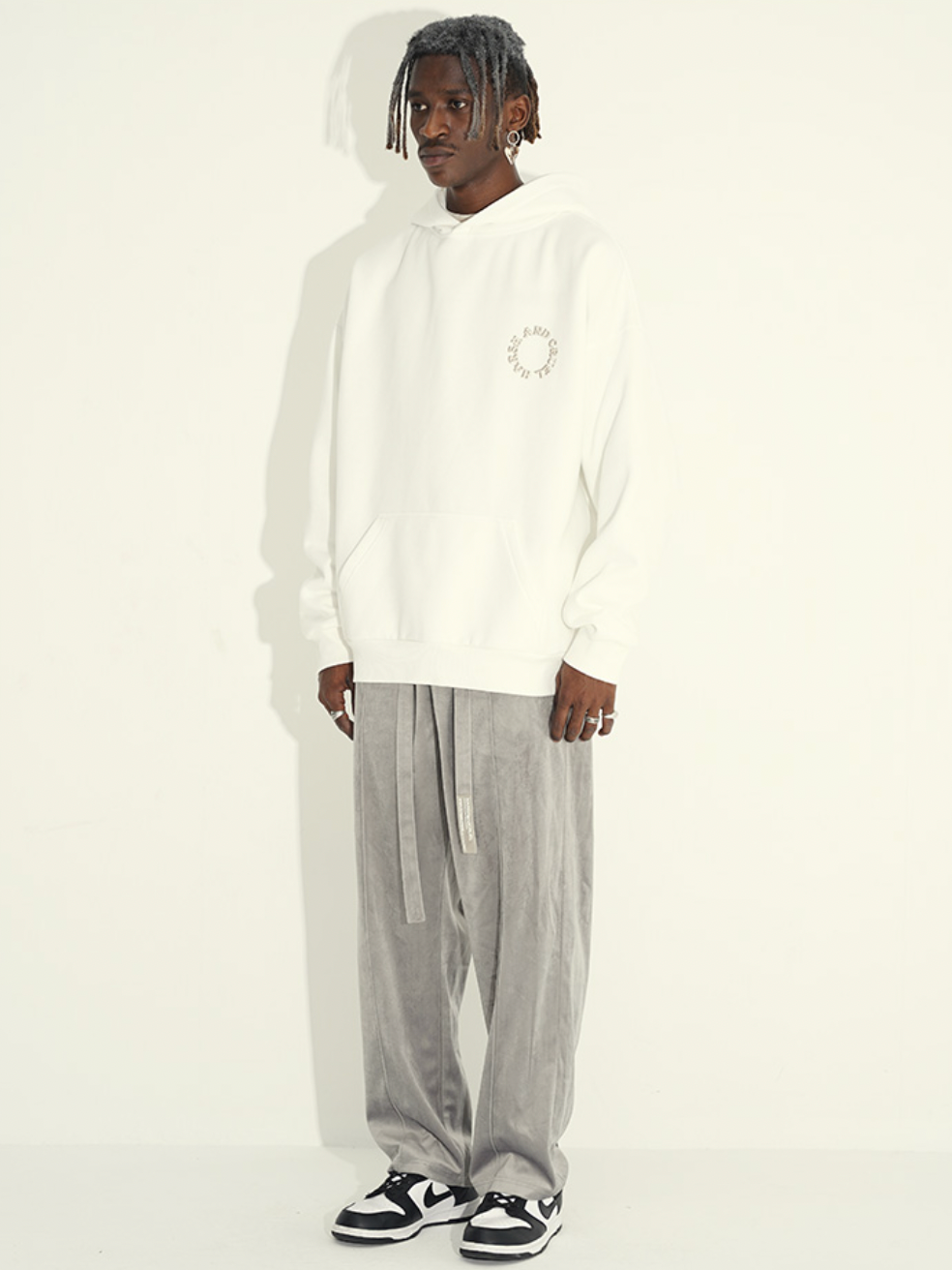 Harsh and Cruel 3D Circle Word Hoodie