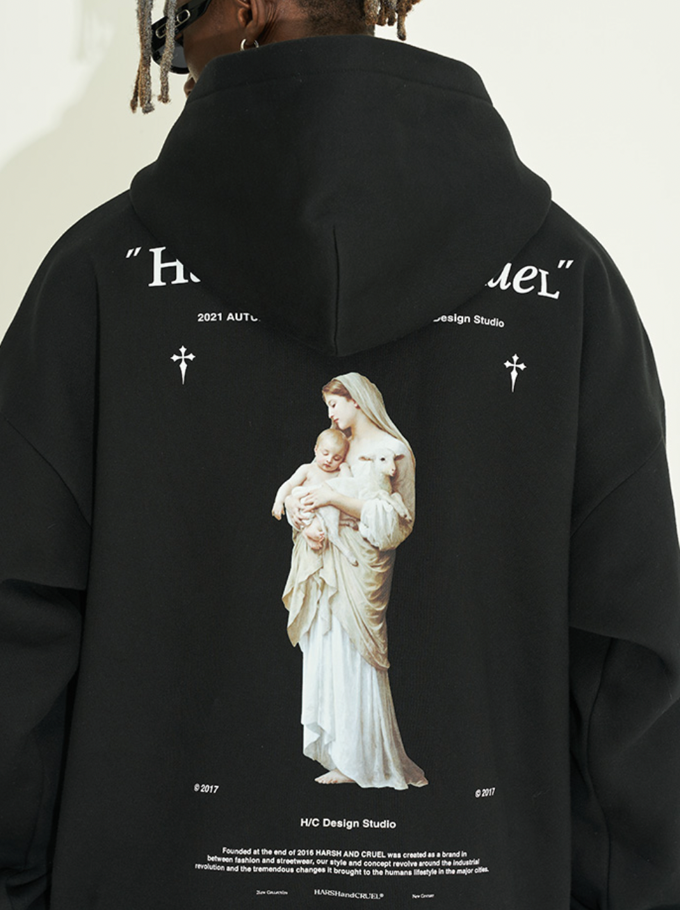 Harsh and Cruel Religious Madonna Hoodie