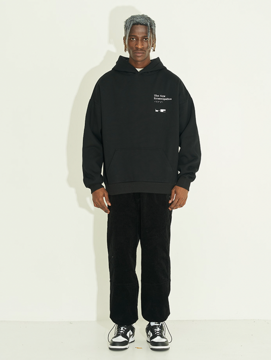 Harsh and Cruel 3D Metal Texture Printing Hoodie