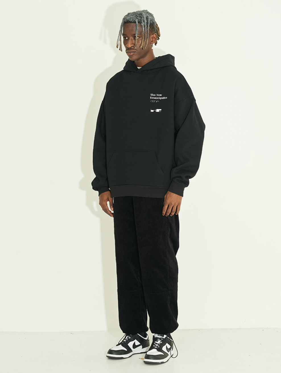 Harsh and Cruel 3D Metal Texture Printing Hoodie