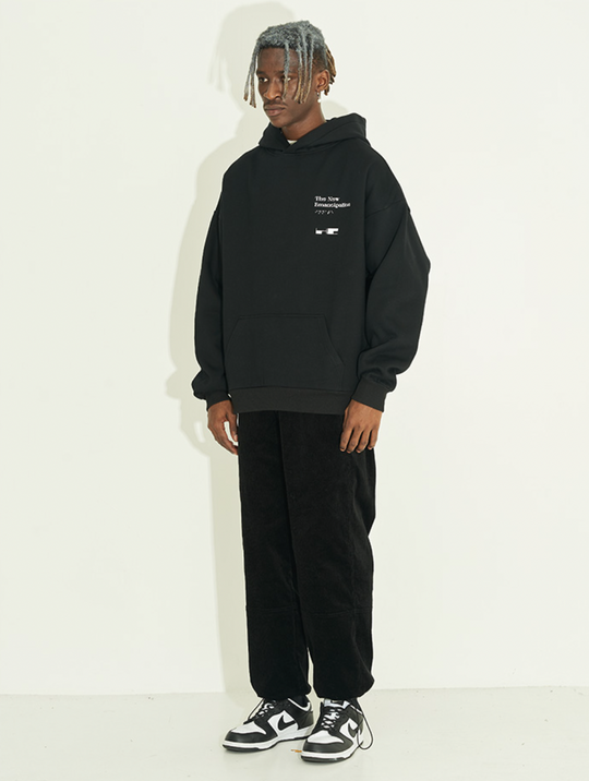 Harsh and Cruel 3D Metal Texture Printing Hoodie