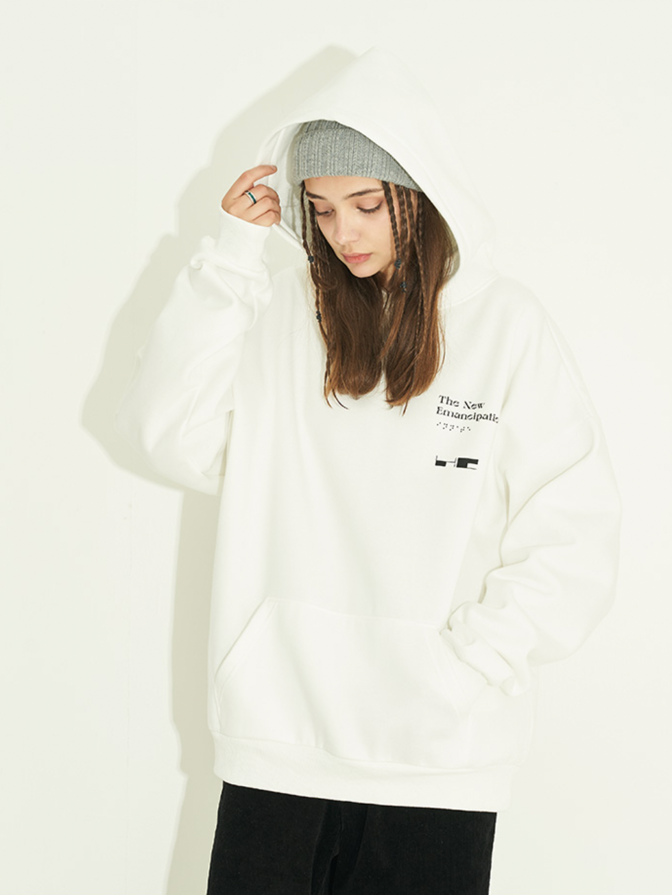 Harsh and Cruel 3D Metal Texture Printing Hoodie