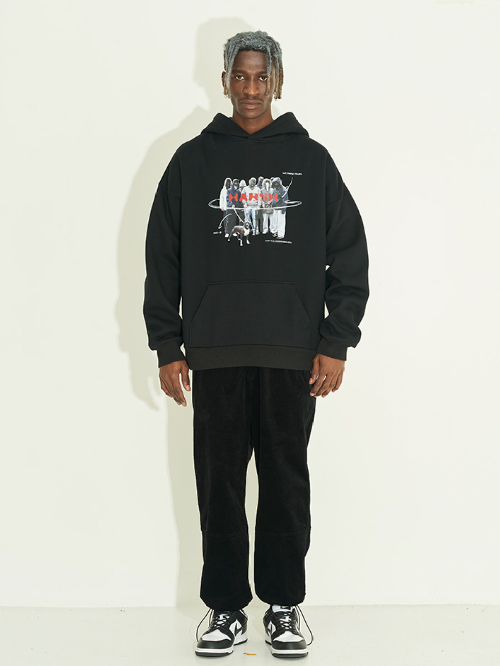 Harsh and Cruel 90s Gangster Theme Hoodie