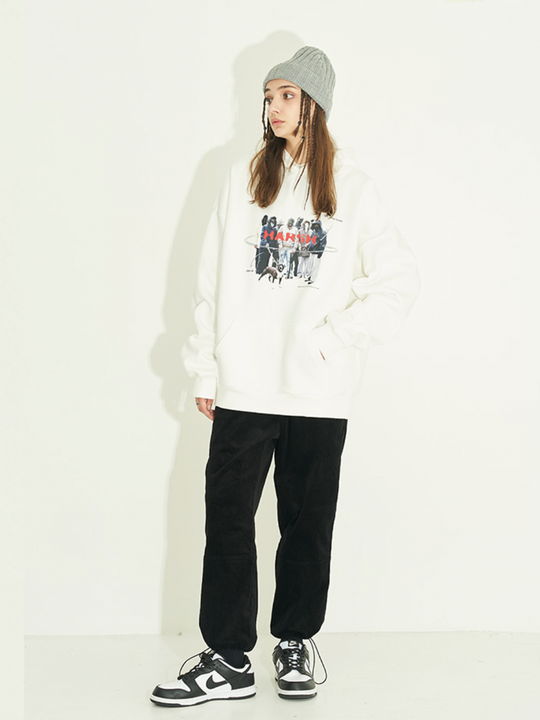 Harsh and Cruel 90s Gangster Theme Hoodie