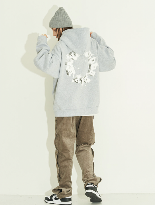 Harsh and Cruel 3D Flash Star Diamond Circle Hoodie