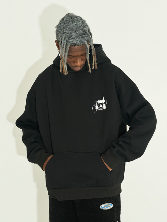 Harsh and Cruel 3D Flash Star Diamond Circle Hoodie