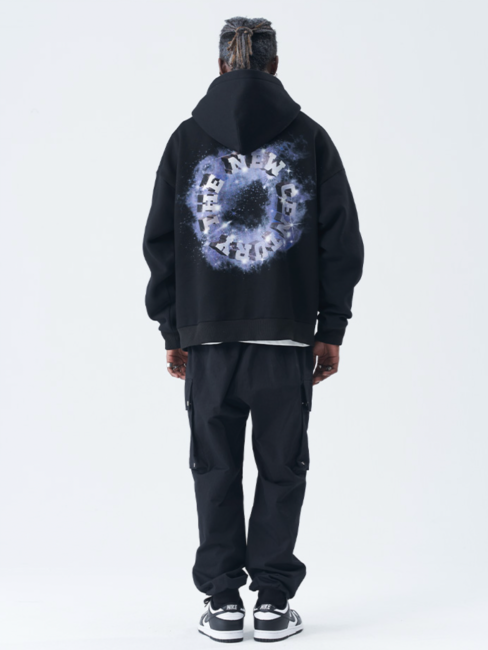 Harsh and Cruel Star 3D Metal Circle Hoodie