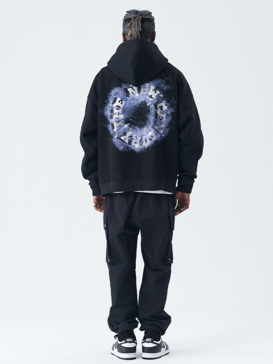 Harsh and Cruel Star 3D Metal Circle Hoodie