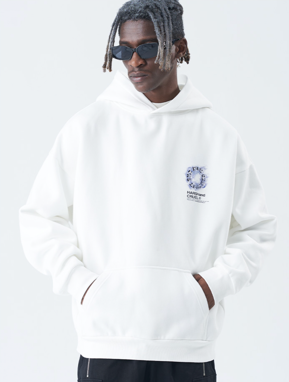 Harsh and Cruel Star 3D Metal Circle Hoodie