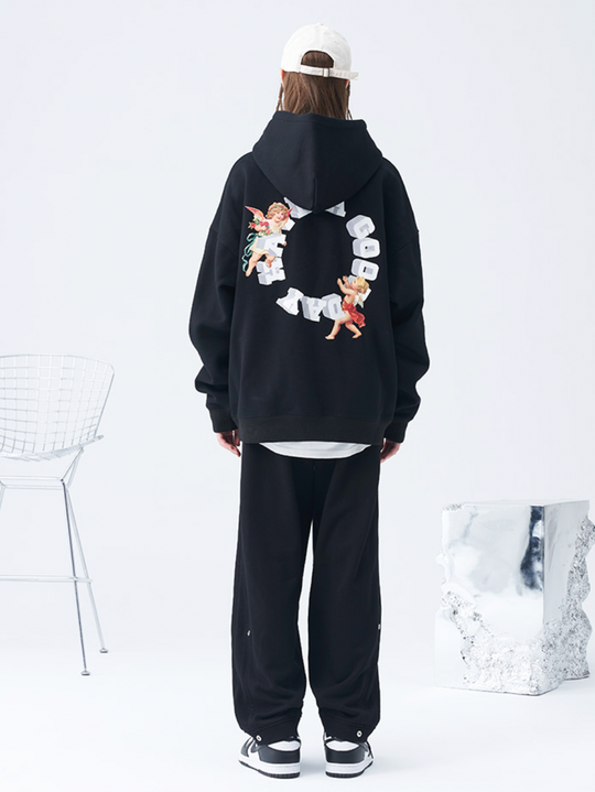 Harsh and Cruel Little Angel 3D Circle Hoodie