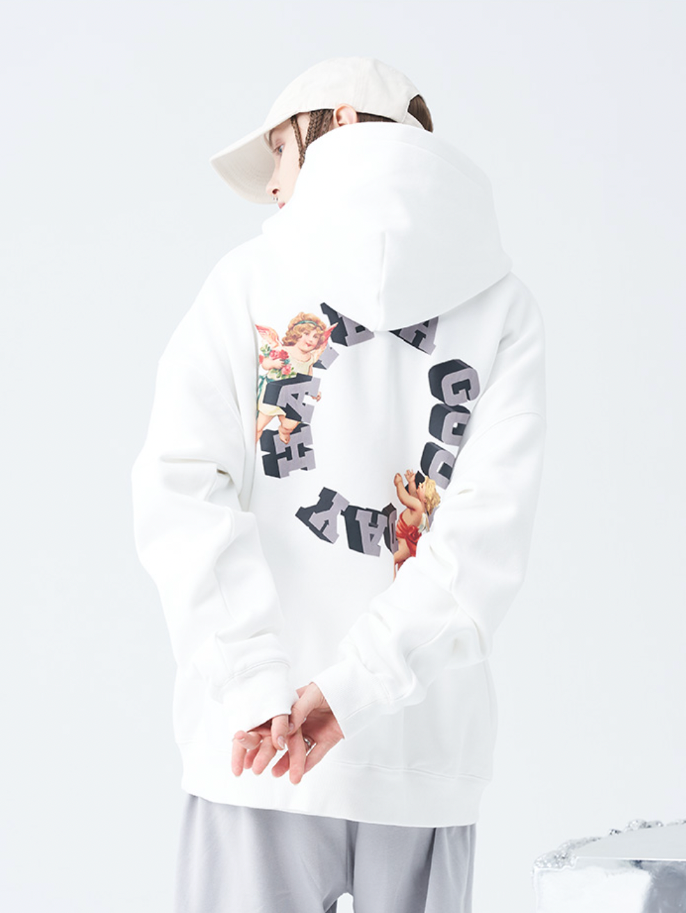 Harsh and Cruel Little Angel 3D Circle Hoodie