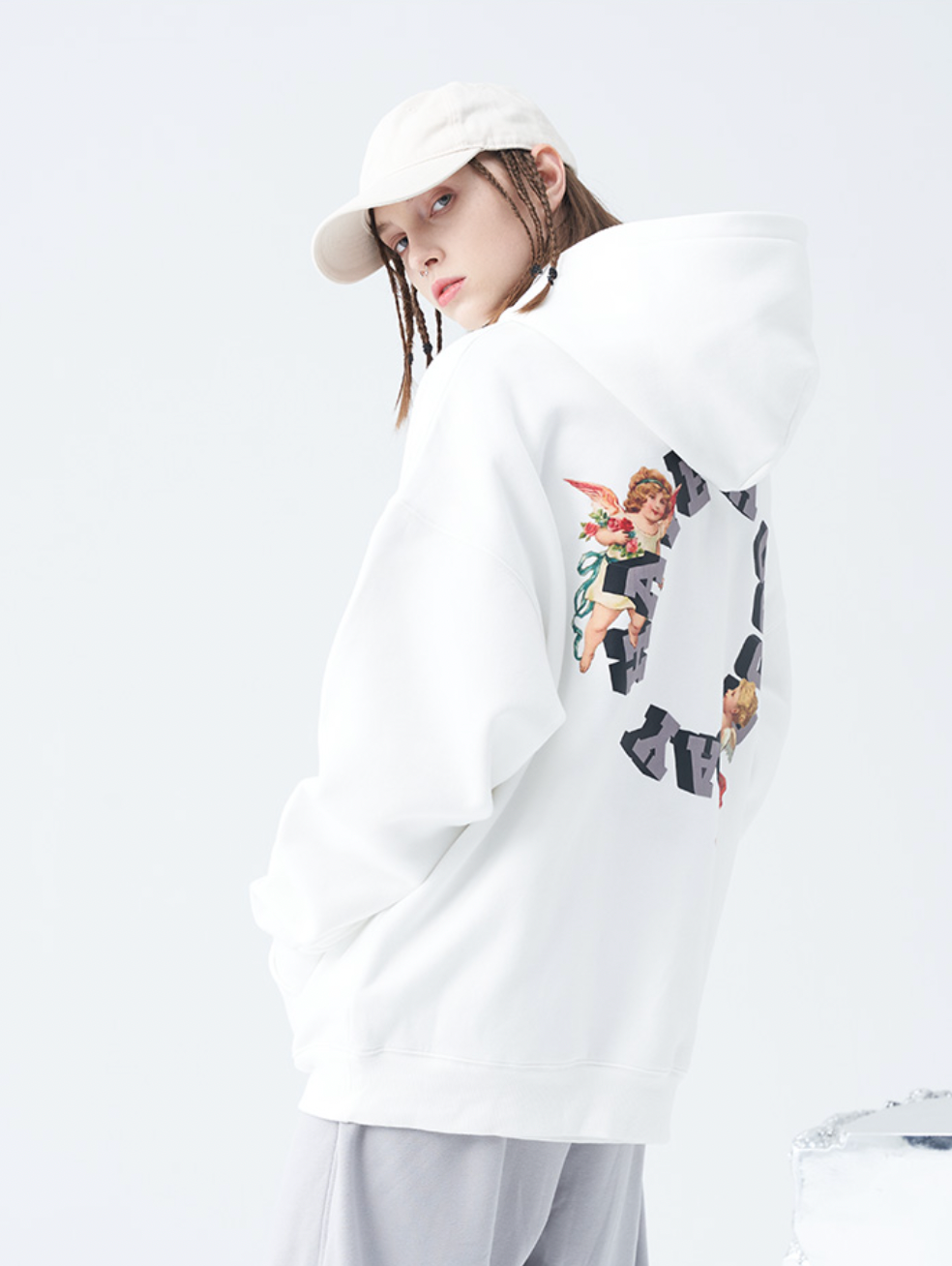 Harsh and Cruel Little Angel 3D Circle Hoodie