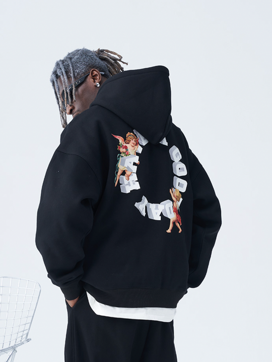 Harsh and Cruel Little Angel 3D Circle Hoodie