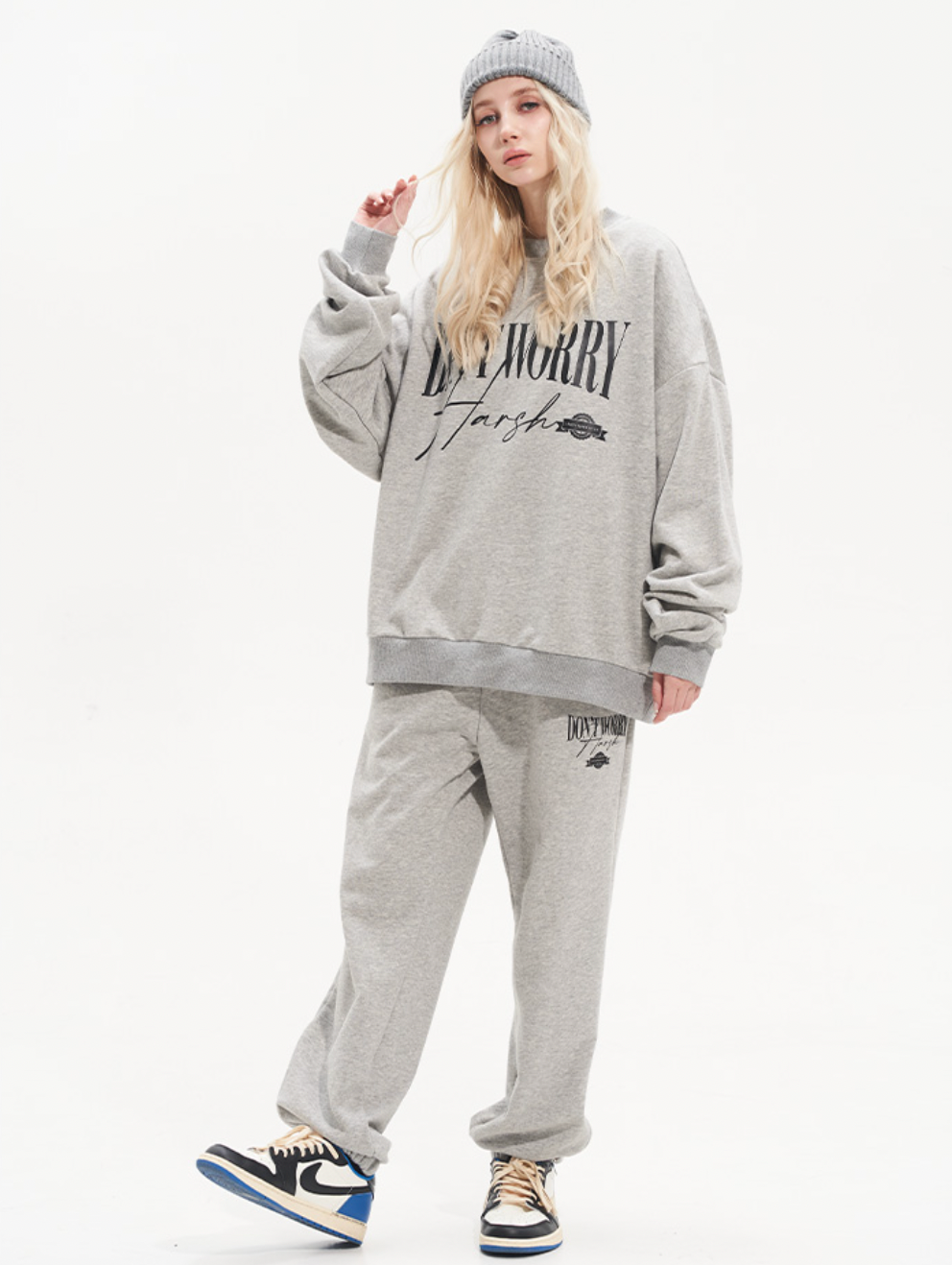 Harsh and Cruel Handwriting Logo Crewneck Sweatshirts