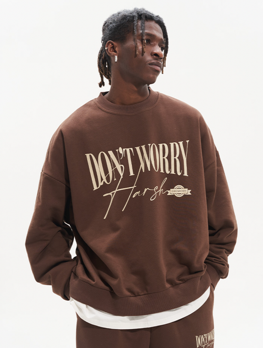 Harsh and Cruel Handwriting Logo Crewneck Sweatshirts