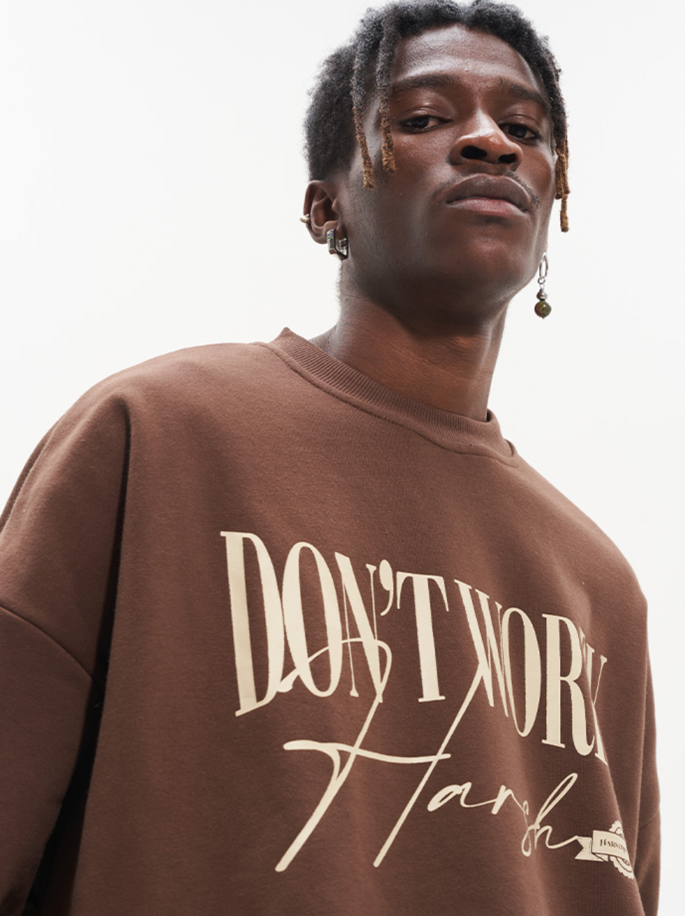 Harsh and Cruel Handwriting Logo Crewneck Sweatshirts