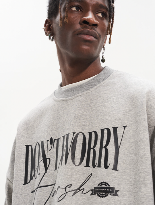 Harsh and Cruel Handwriting Logo Crewneck Sweatshirts