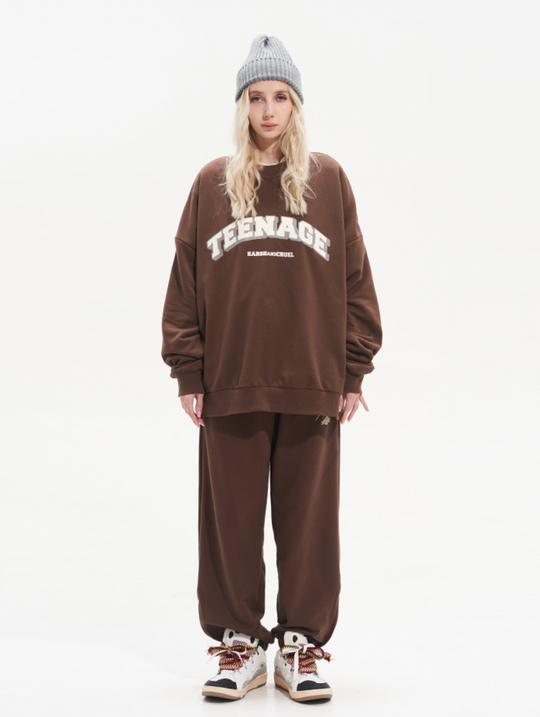 Harsh and Cruel Teenage Printed Loose Sweatshirts