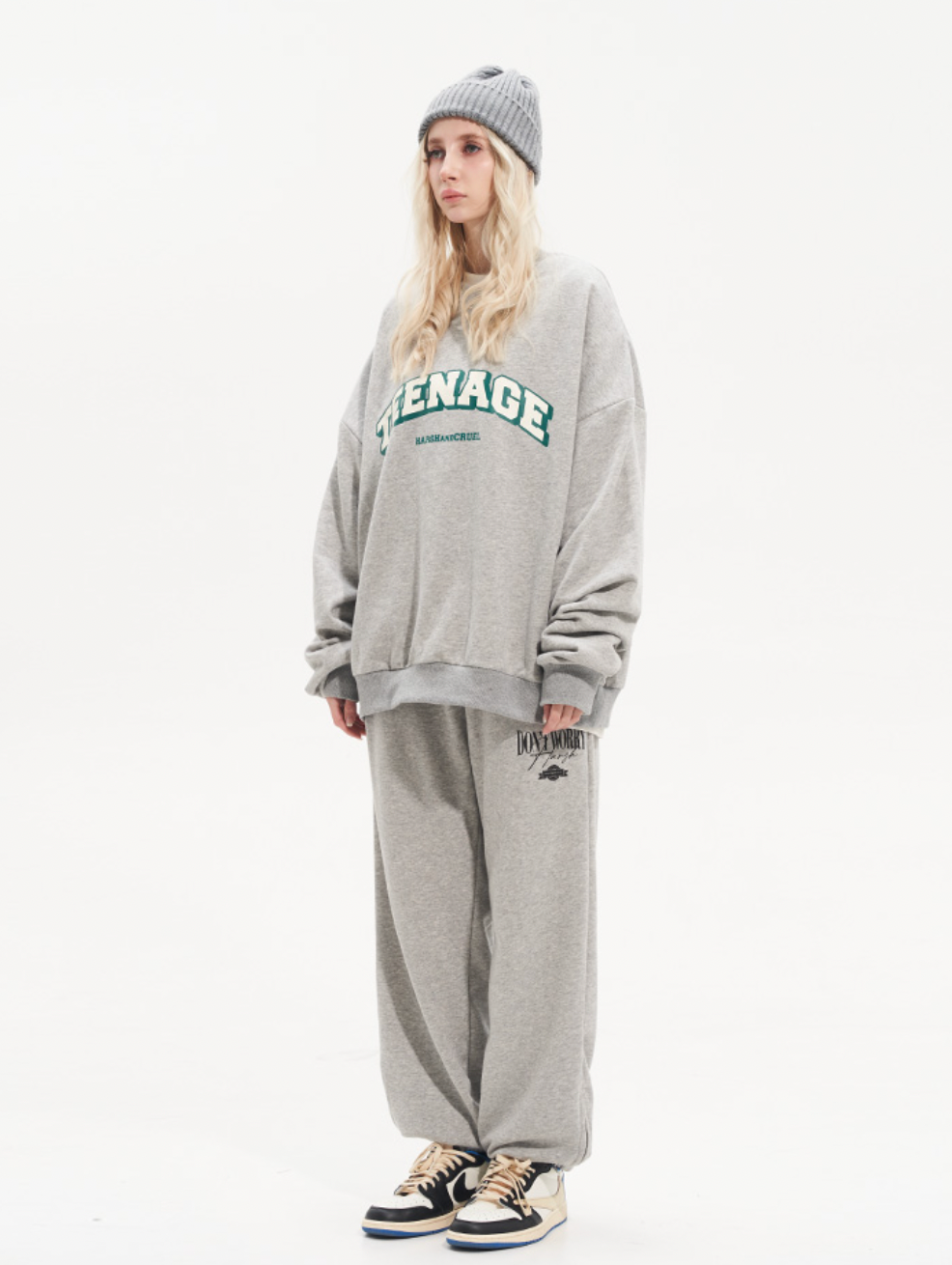 Harsh and Cruel Teenage Printed Loose Sweatshirts