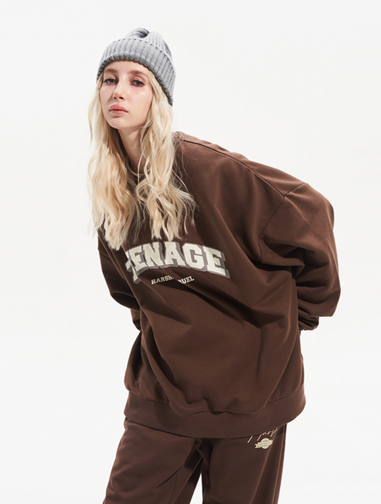 Harsh and Cruel Teenage Printed Loose Sweatshirts