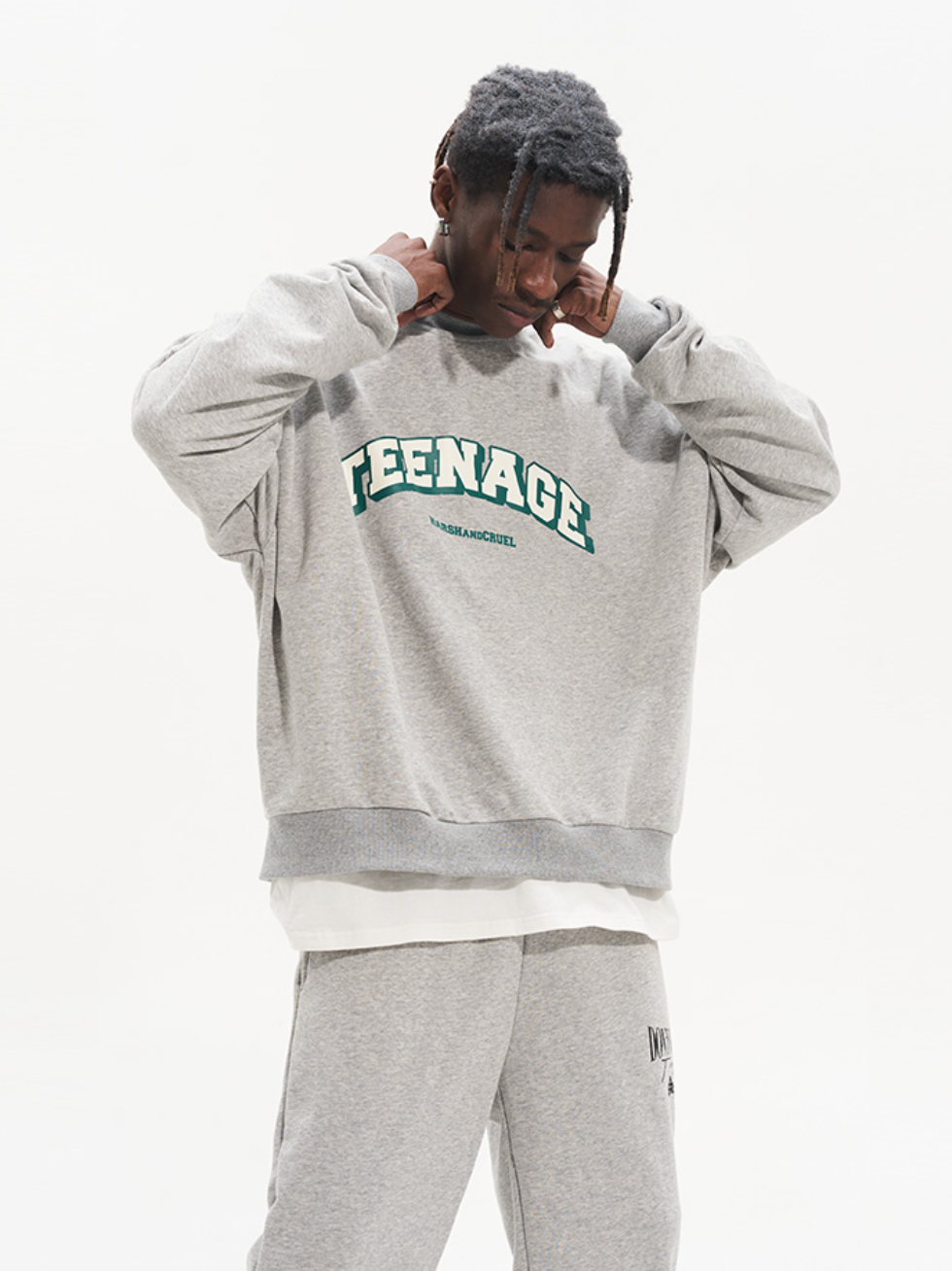 Harsh and Cruel Teenage Printed Loose Sweatshirts