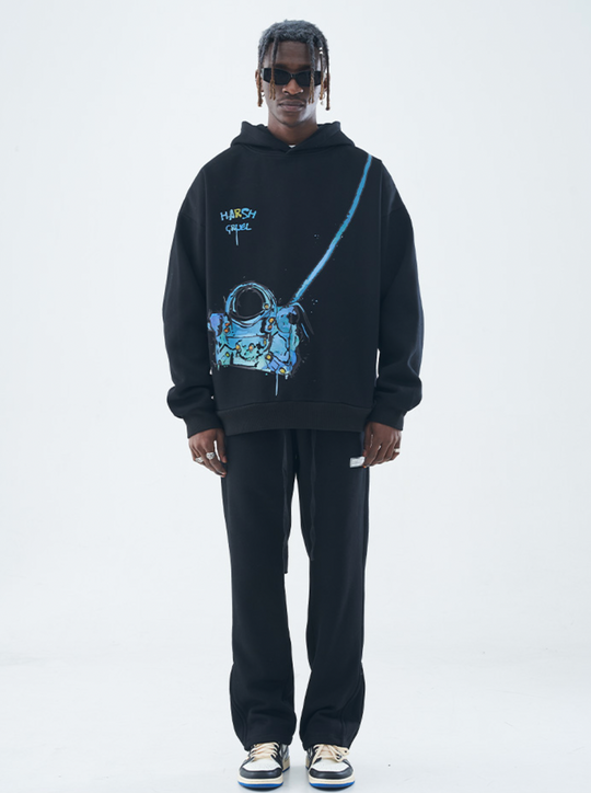 Harsh and Cruel Motorcycle Bag Graffiti Hoodie