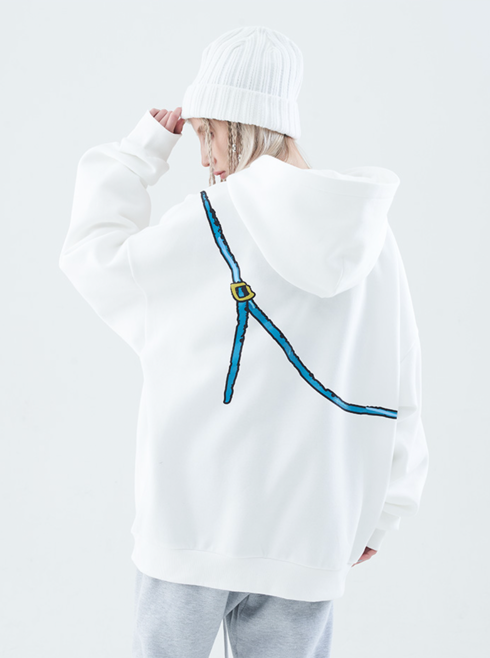 Harsh and Cruel Motorcycle Bag Graffiti Hoodie