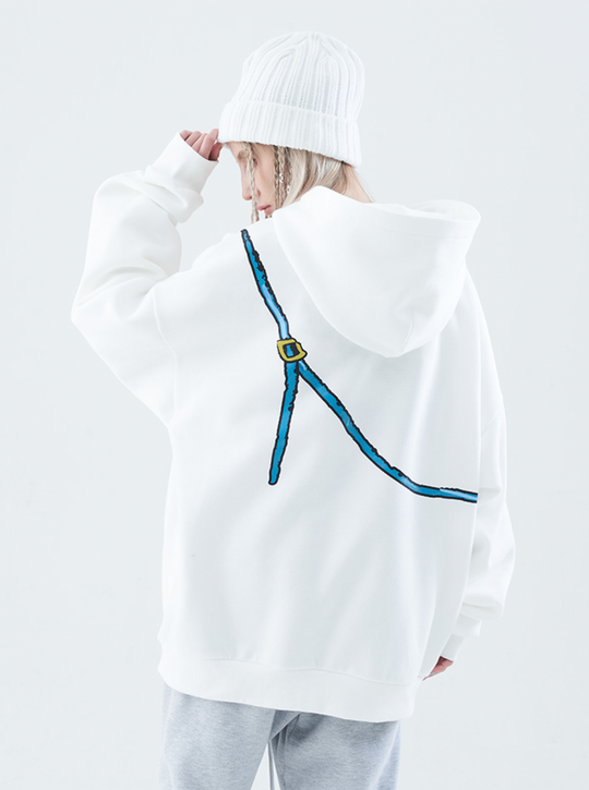 Harsh and Cruel Motorcycle Bag Graffiti Hoodie