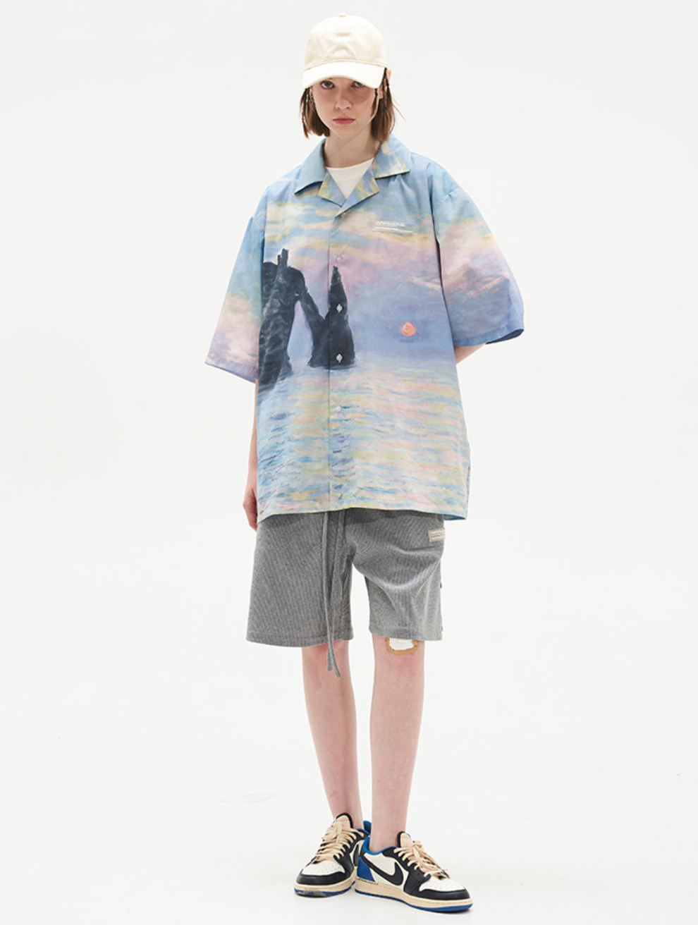 Harsh and Cruel Impressionist Sunset Oil Painting Shirt