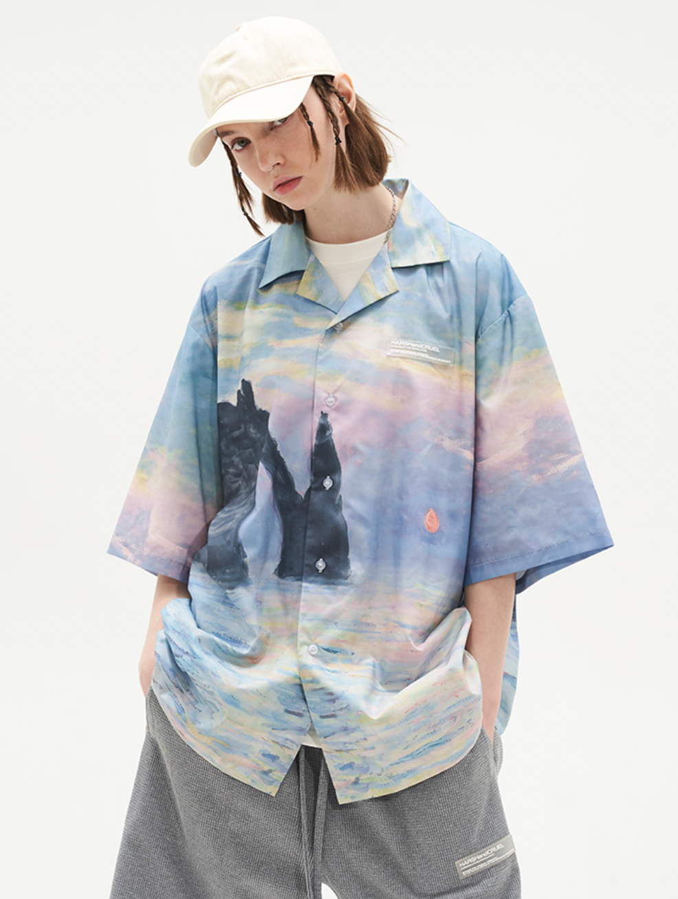 Harsh and Cruel Impressionist Sunset Oil Painting Shirt