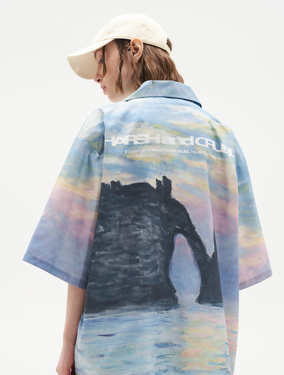 Harsh and Cruel Impressionist Sunset Oil Painting Shirt