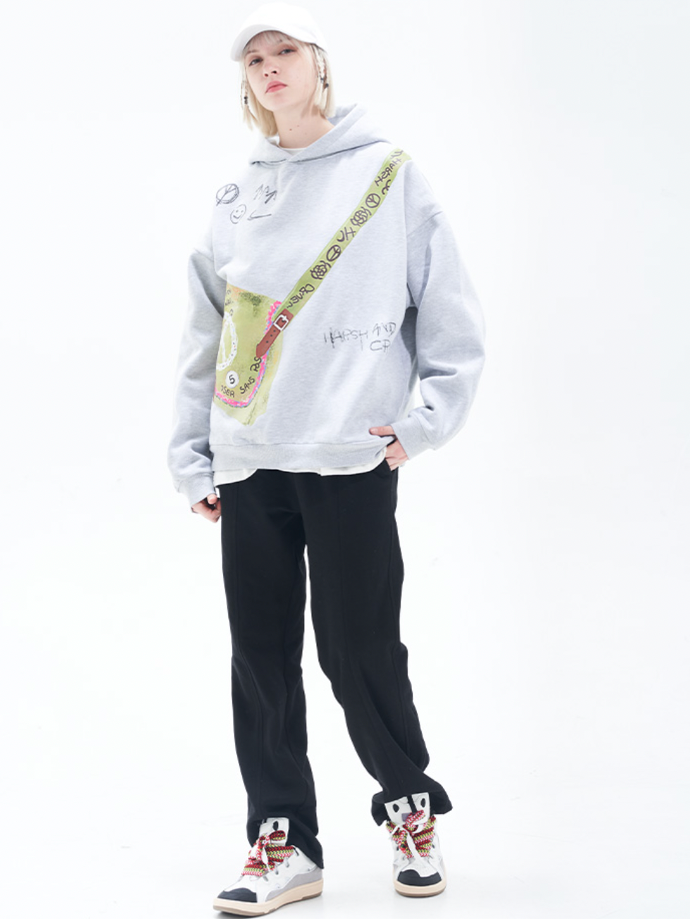 Harsh and Cruel Dimensional Pleated Sweatpants