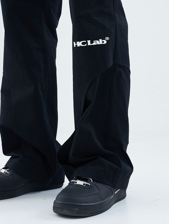 Harsh and Cruel Drape Cut Fake Two Piece Trousers Pants