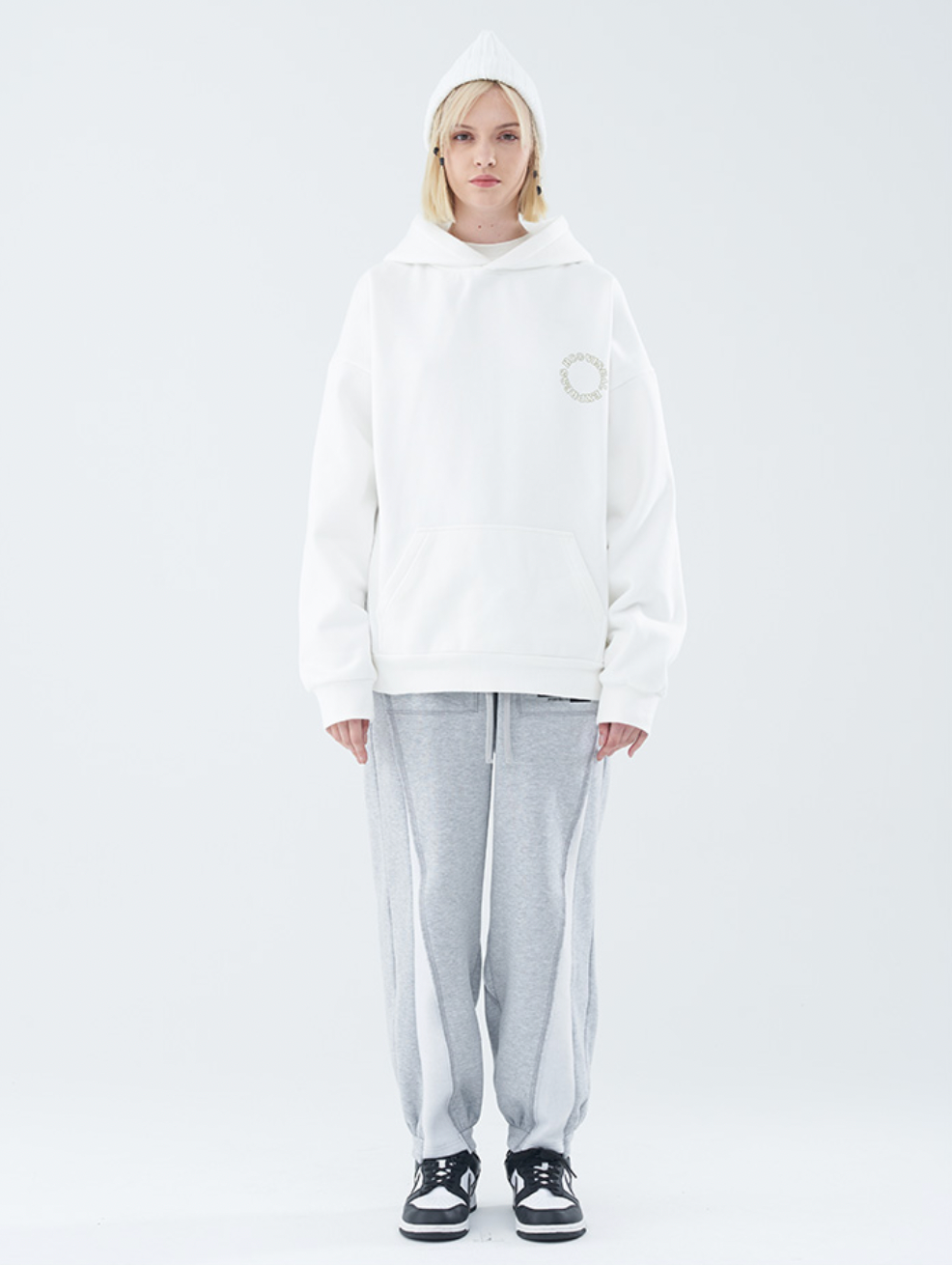 Harsh and Cruel Deconstructed Material Stitching Sweatpants