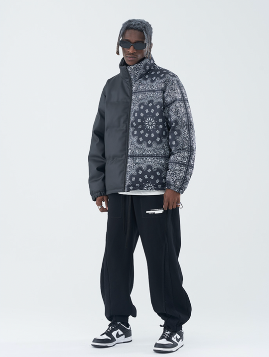 Harsh and Cruel Deconstructed Material Stitching Sweatpants