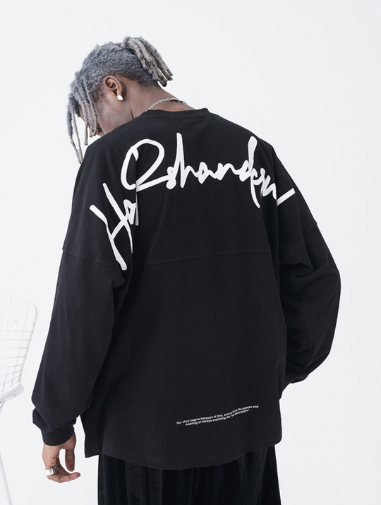 Harsh and Cruel Graffiti LOGO Long Sleeved Tee