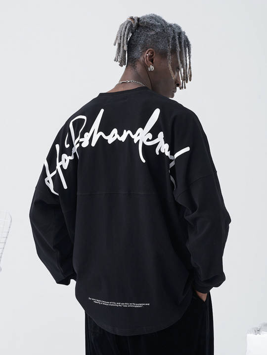 Harsh and Cruel Graffiti LOGO Long Sleeved Tee