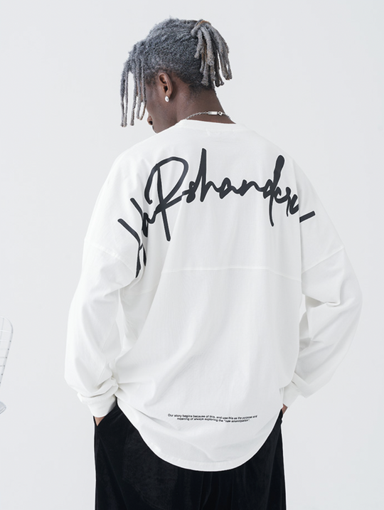 Harsh and Cruel Graffiti LOGO Long Sleeved Tee