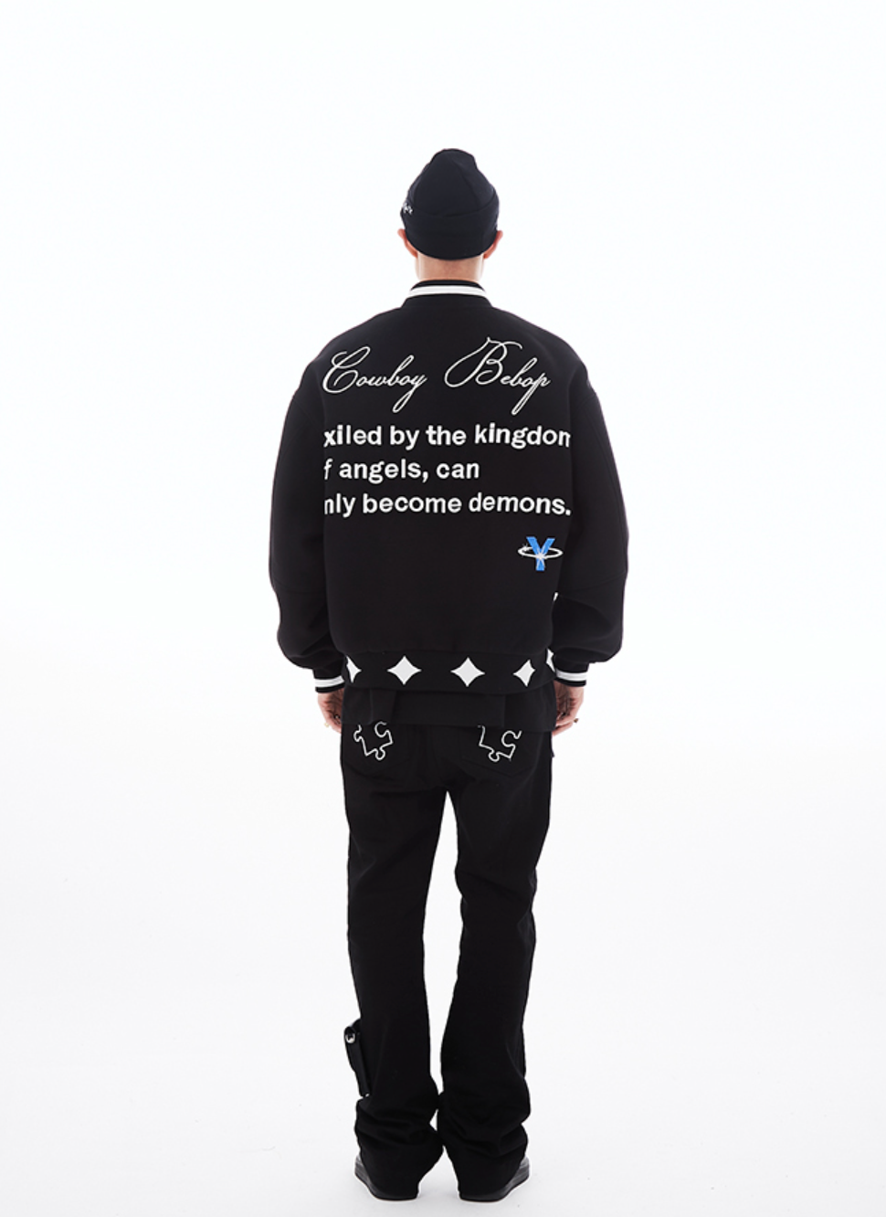YADcrew Interstellar Embroidery Baseball Jacket