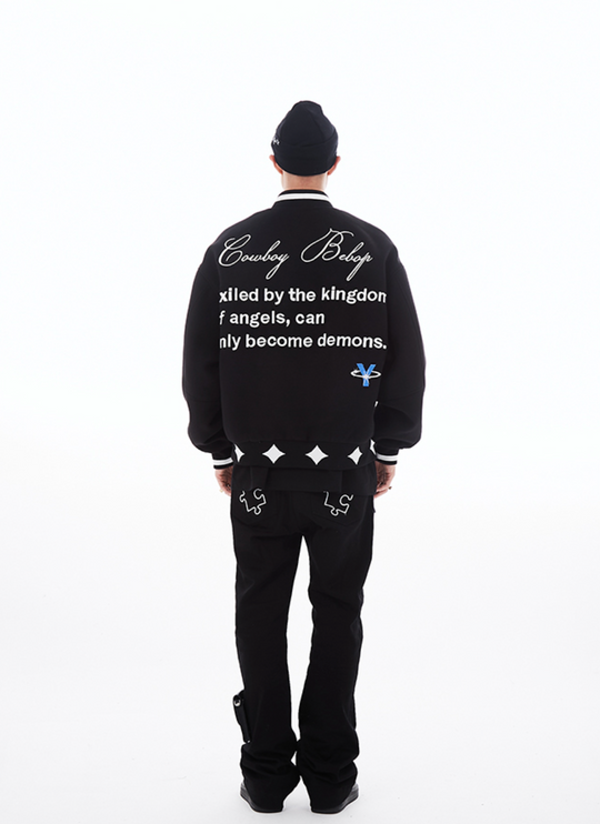 YADcrew Interstellar Embroidery Baseball Jacket