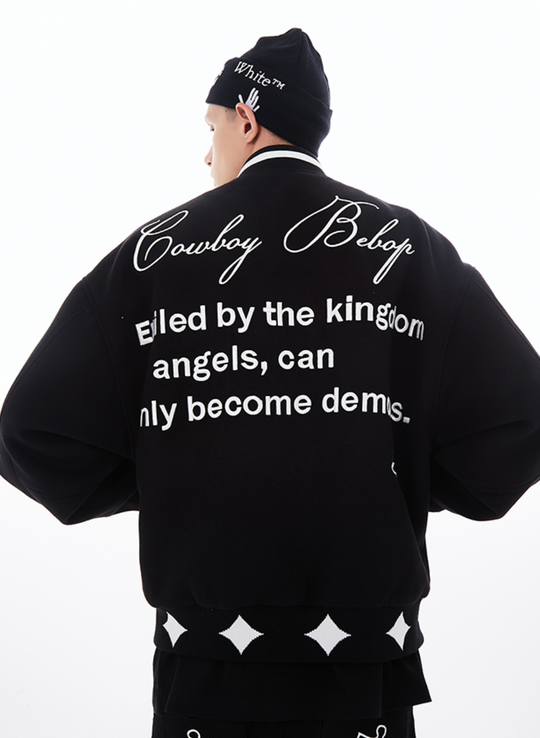 YADcrew Interstellar Embroidery Baseball Jacket