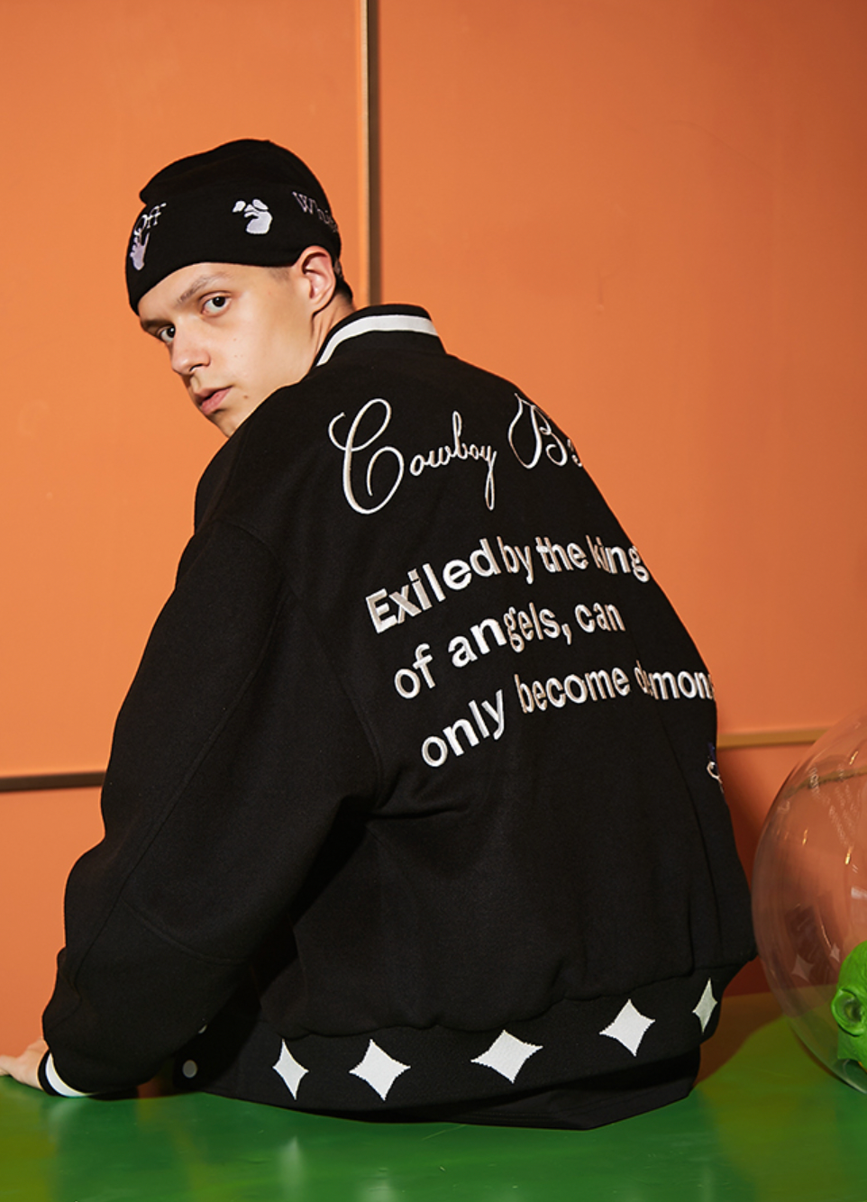 YADcrew Interstellar Embroidery Baseball Jacket