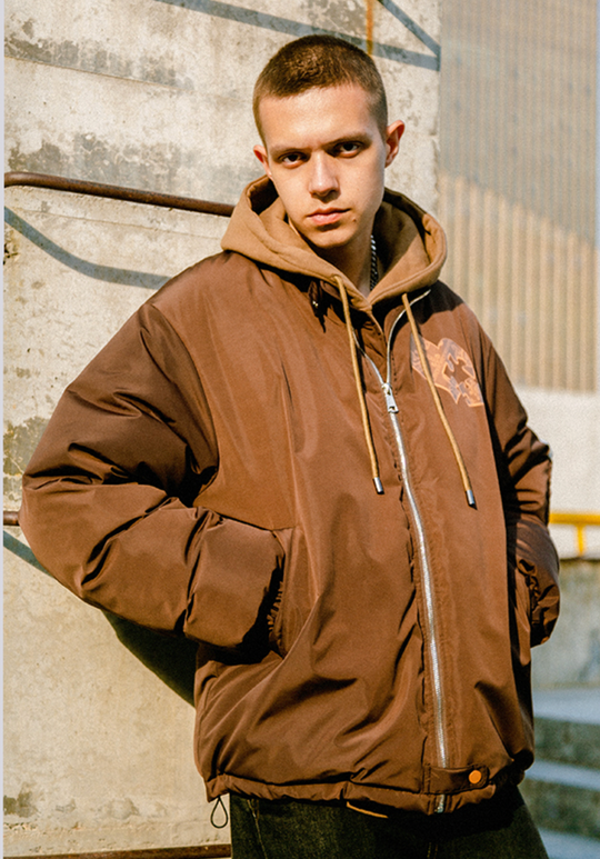 YADcrew Cashew Flower Love Puzzle Jacket