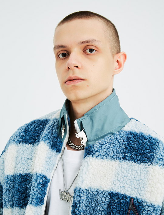 YADcrew 3M Colorful Reflective Sherpa Fleece Jacket